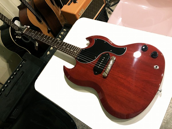 Gibson SG junior 2018年製 Gibson SG Junior Vintage Cherry 2018年製 買取ました。デジマートに